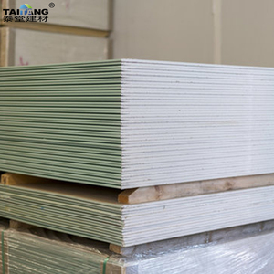 9Mm Ba13 Plaque Pltre Ba13 Gypse Plafond Plaque De Plâtre 900X1800 Vert Mur Sec pour Salle De Bains - Product Image 4