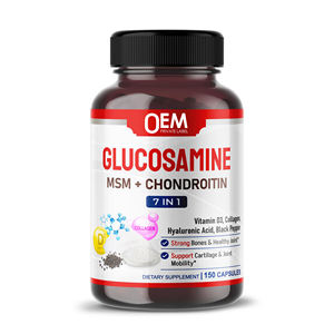 Suplemento de Glucosamina, Condroitina y MSM Personalizado OEM ODM, Cápsulas de Glucosamina y Condroitina para la Salud Ósea - Product Image 1