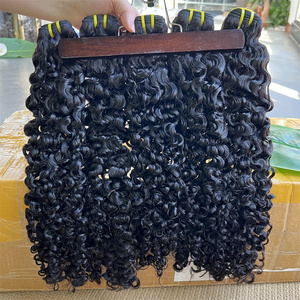 Cuticola allineata birmano vietnamita capelli ricci alla rinfusa fasci di trama estensioni crespi ricciolosi capelli ricci birmani capelli umani vergini - Product Image 4