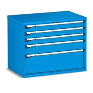 Armoire à tiroirs Fami Master Key Comfort, 5 tiroirs, 1020x726x850 mm, blanc grisâtre RAL9002, rangement d'outils - Product Image 2