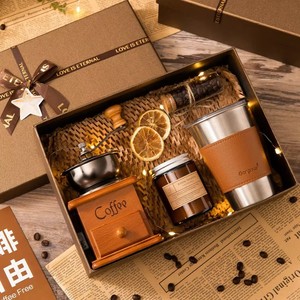 Set de <span class=keywords><strong>Regalo</strong></span> Ejecutivo de Alta Gama, Estilo Moderno, Práctico y Creativo, Cafetera, Elegante <span class=keywords><strong>Caja</strong></span> de <span class=keywords><strong>Regalo</strong></span> <span class=keywords><strong>para</strong></span> Profesores, Mejores Amigos, Novia - Product Image 1
