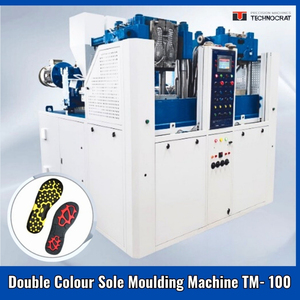 Machine de moulage de chaussures bicolore TM-100 à la main Composant essentiel du noyau du moteur inclus Fabriqué en Inde - Product Image 2