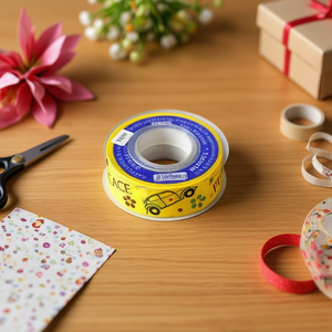 เทปตกแต่งอิลัน 2.5 ซม.x3 ม. ริบบิ้นพิมพ์ลายสำหรับงานประดิษฐ์และห่อของขวัญ - Product Image 2