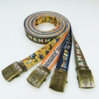 11/4 coloré personnalisé transfert de chaleur impression cadeau personnel coton Jean toile sangle Web ceinture pour ventilateur de bande dessinée