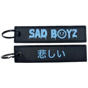 Wholesale Custom Fabric Embroidery WWOWN Patch <b>Key</b> <b>Ring</b> Tag Embroidered Carabiner & Promotional Keychain - Product Image 4
