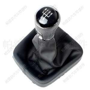 หัวเกียร์หนัง Volkswagen 5 สปีด แบบ Ergonomic สำหรับ Passat B7 Golf - Product Image 4