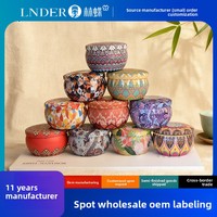 Lilin Beraroma Bunga Segar untuk Kamar Tidur & Dapur, Penghilang Bau, 55g, Waktu Bakar 1-4 Jam