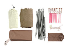 เต็นท์แคมป์ปิ้งกลางแจ้งแบบพับได้ กันน้ำ น้ำหนักเบา สำหรับเดินป่า แบ็คแพ็ค 4 ฤดู ผลิตจากไนลอนวิดาลิโด 15D แบบสองชั้น - Product Image 5