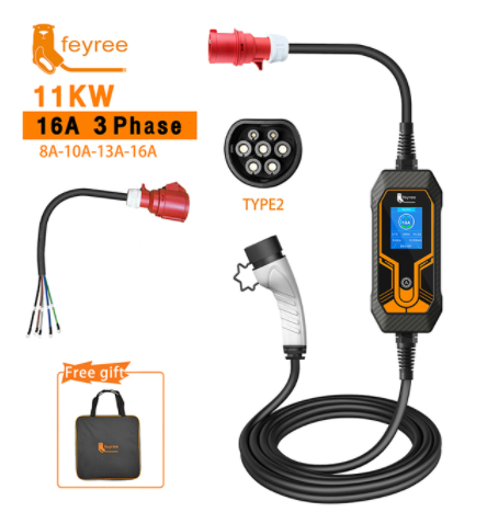 5 M Charging Cable + Industrial Socket