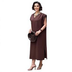 Ropa de Mujer al por Mayor, Elegante, con Estampado Abstracto, de Longitud Media, Cómoda para Uso Diario, Silueta Relajada, Colección Vacaciones - Product Image 1
