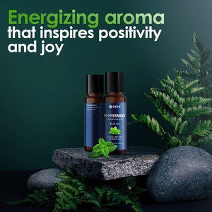 Olio Essenziale di Menta Piperita Roll-on - Olio Essenziale di Menta Piperita con Applicatore a Sfera per Mal di Testa ed <span class=keywords><strong>Emicrania</strong></span> - Miscela <span class=keywords><strong>da</strong></span> 10ml con Olio di Menta - Product Image 5