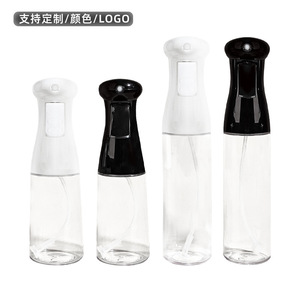 <b>Plastic</b> Oil Spray Bottle 300ml/200ml Transparent <b>Kitchen</b> Cooking Seasoning Atomizing Sprayer - Product Image 5