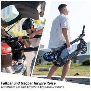 <span class=keywords><strong>MEGA</strong></span> MOTION ME5 Trottinette électrique pliable de 8,5 pouces contrôlée par application Unisexe Portable Mobilité à deux roues Moteur sans balais de 500 W - Product Image 2