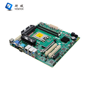 Carte mère industrielle Yentek H610M3 LGA1700 M-ATX double réseau 6 ports série PCI DDR4 quadri-canaux HDMI VGA - Product Image 1