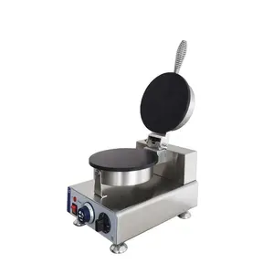 Snack Shop Flat Waffle Maker Ice Cream Cone Baker