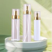80ml 100ml 120ml 150ml Bouteilles de pulvérisation en plastique rechargeables pour soins de la peau pour le visage