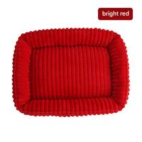 Vente en gros fabricant de logo personnalisé couleur fournisseur de produit pour animaux de compagnie lit pour chien chat de luxe