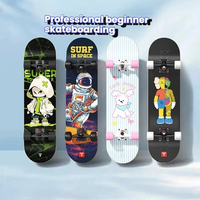 Patineta de Cuatro Ruedas de Alta Calidad al por Mayor de Fábrica, Estilo Urbano, para Principiantes, Adultos, Profesionales, Tendencia Nacional