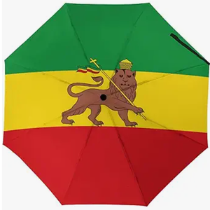 Parapluie portable à long manche de style éthiopien avec diverses impressions graphiques personnalisées, idéal pour la protection solaire et la protection contre la pluie en <span class=keywords><strong>voyage</strong></span> - Product Image 2