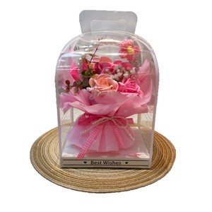 Cesta de Flores Pequeña de Lujo, Rosa Artificial de Seda, Diseño en Relieve, Regalo Duradero <span class=keywords><strong>para</strong></span> Parejas, Boda al Aire Libre - Product Image 6