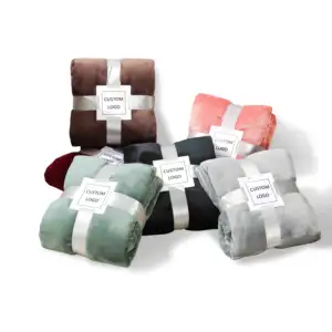 Mantas de franela Coral gruesas con estampado personalizado, mantas de lana de poliéster supersuave de lujo, tamaño King, fabricante