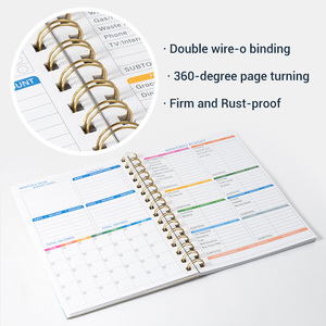Logo personnalisé de belle qualité à faire liste Sprial Plan pour chaque <span class=keywords><strong>semaine</strong></span> bloc-notes planificateur d'agenda personnalisé - Product Image 6
