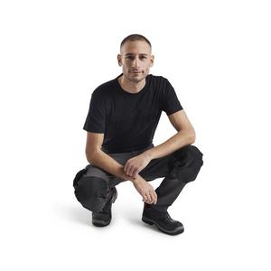BLAKLADER - 198916449899D92 Craftsman <b>trousers</b> 4-way <b>stretch</b> without nail pockets X1900 Dark grey/<b>Black</b> WORK <b>TROUSERS</b> - Product Image 4