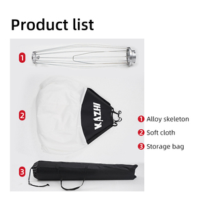 Kazhi 65cm nhiếp ảnh Ánh sáng Vòng <span class=keywords><strong>flash</strong></span> diffusers sâu Parabol mềm hộp bóng photographie Chiếu Sáng Đèn lồng <span class=keywords><strong>Softbox</strong></span> - Product Image 3