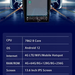 วิทยุติดรถยนต์ระบบ Android 12 ขนาด 13.6 นิ้ว สำหรับรถยนต์ Ford Mondeo ปี 2013-2020 เครื่องเล่นมัลติมีเดียพร้อมระบบนำทาง GPS และ Wireless Carplay รุ่น 7862 - Product Image 6