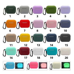 Étui en silicone pour écouteurs avec logo personnalisé pour <span class=keywords><strong>Airpods</strong></span> Pro 2 2022 Étui en silicone pour <span class=keywords><strong>Airpods</strong></span> 1 2 <span class=keywords><strong>3</strong></span> - Product Image 2