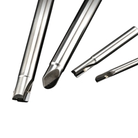 Fraise à bout sphérique CNC PCD diamantée sur mesure OEM ODM, 2 flûtes, queue de 10 mm, 65HRC, pour aluminium, graphite, cuivre