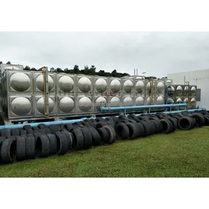 Serbatoio dell'acqua dell'acciaio inossidabile della saldatura SS304 per la piccola attrezzatura modulare pressata sezionale di grande capacità di irrigazione