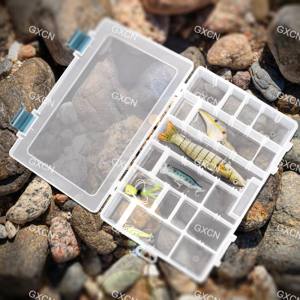 Boîte de matériel de pêche Organisateur en plastique <span class=keywords><strong>avec</strong></span> séparateurs amovibles, plateaux de matériel pour leurres et stockage de matériel terminal - Product Image 6