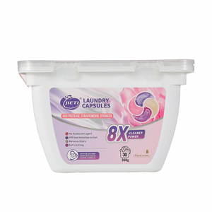 Cialde per bucato ipoallergeniche 4 in 1 12g | Fragranza di lunga durata | <span class=keywords><strong>Eco</strong></span> detergente produttore 30 pz/scatola - Product Image 2