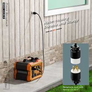 Prise de courant verrouillable NEMA L5-30R(L5-30C) 30A 125V homologuée ETL, prise femelle pour générateur, 2 pôles, 3 fils, prise industrielle verrouillable - Product Image 5