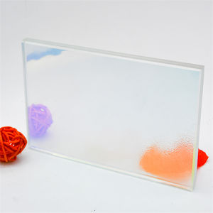 Offre Spéciale <span class=keywords><strong>prix</strong></span> de gros personnalisé tissu laminé motif verre couleur Art décoratif figuré texturé feuille de verre - Product Image 4