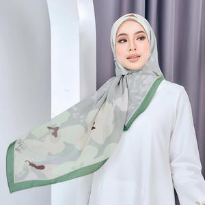 Pañuelos de gasa de algodón con estampado étnico personalizado para mujer, bufandas Hijab musulmanas, chales, accesorio de moda para mujeres musulmanas - Product Image 3