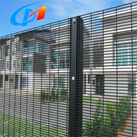 Valla de Alta Seguridad 358, Galvanizada en Caliente con Revestimiento de PVC, Apta para Jardines Exteriores y Viviendas Residenciales