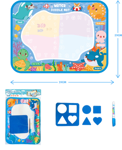Tappetino da gioco in tela d'acqua magica riutilizzabile per educazione precoce - Product Image 2