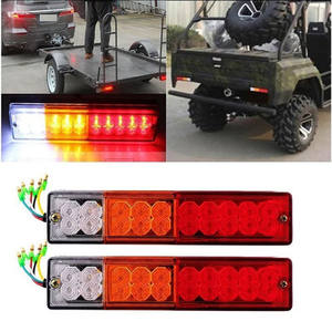 Feux clignotants arrière étanches à LED 12V/24V pour voitures, camions lourds, remorques, camping-cars, fourgons, état neuf - Product Image 4