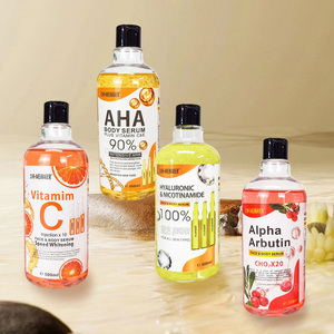 Sérum Visage et Corps Éclaircissant Anti-Taches à la Nicotinamide, Vitamine C et AHA, Hydratant et Blanchissant, 500ml, <span class=keywords><strong>Acide</strong></span> <span class=keywords><strong>Hyaluronique</strong></span> - Product Image 1