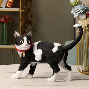 รูปปั้นแมวเรซิ่นรูปวัวที่ปรับแต่งได้ งานแกะสลักสวยงาม งานฝีมือศิลปะเรซิ่น ตกแต่งบ้านแบบรักษ์โลก - Product Image 2