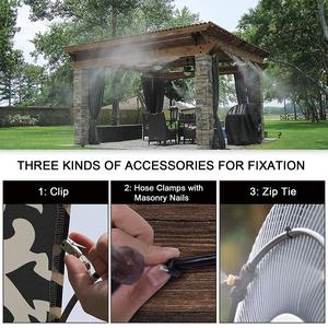 Système <span class=keywords><strong>de</strong></span> refroidissement par brumisation à basse <span class=keywords><strong>pression</strong></span> pour salle <span class=keywords><strong>de</strong></span> culture <span class=keywords><strong>de</strong></span> champignons, kit <span class=keywords><strong>de</strong></span> pulvérisation avec tuyau <span class=keywords><strong>de</strong></span> 18 m et 26 raccords en T - Product Image 6