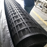 Géogrille en acier et plastique pour la construction de routes dans les mines de charbon, renforcement de charge lourde, grille composite haute résistance