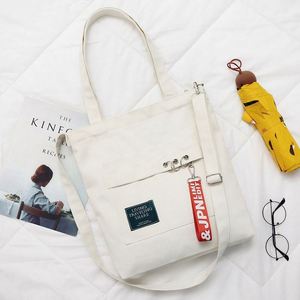 Bolso Tote con Bolsillo Interior, Doble Uso, Negro y Azul, Impresión Personalizada, Bolso Tote de Lona de Algodón de 12 oz - Product Image 3