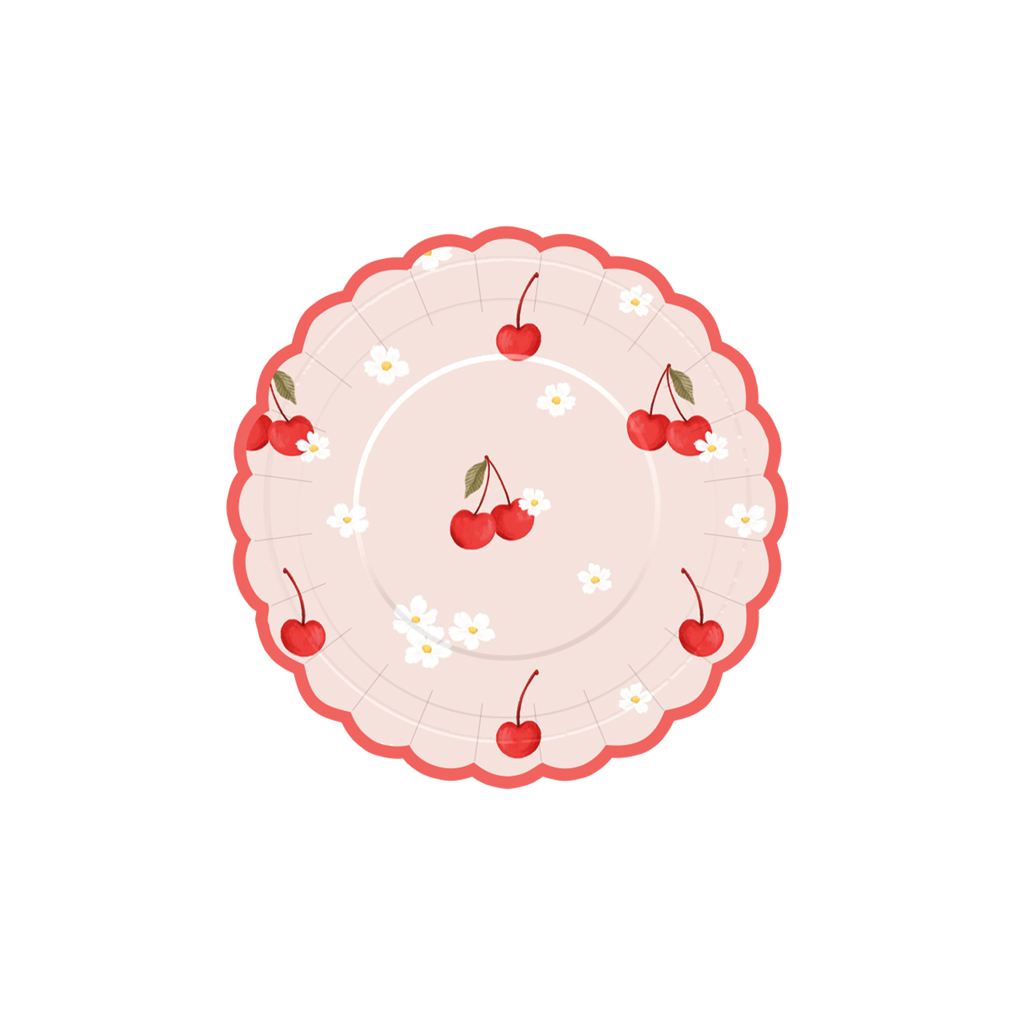 Assiette en carton 7 pouces * 8 pièces