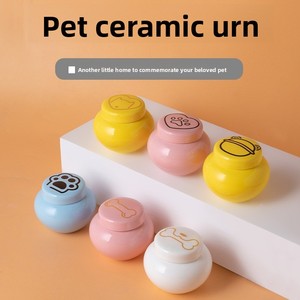 Guci Kremasi Hewan Peliharaan untuk Kucing Anjing, Wadah Penyimpanan Abu Tertutup untuk Penyimpanan Rambut, Perlengkapan Pemakaman untuk Hewan Peliharaan yang Telah Meninggal. - Product Image 5