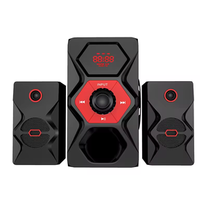 Haut-parleur multimédia de bureau 2.1CH USB BT FM de haute qualité avec caisson de basses, système audio 2.1 pour TV, ensemble audio domestique, haut-parleur actif alimenté - Product Image 4