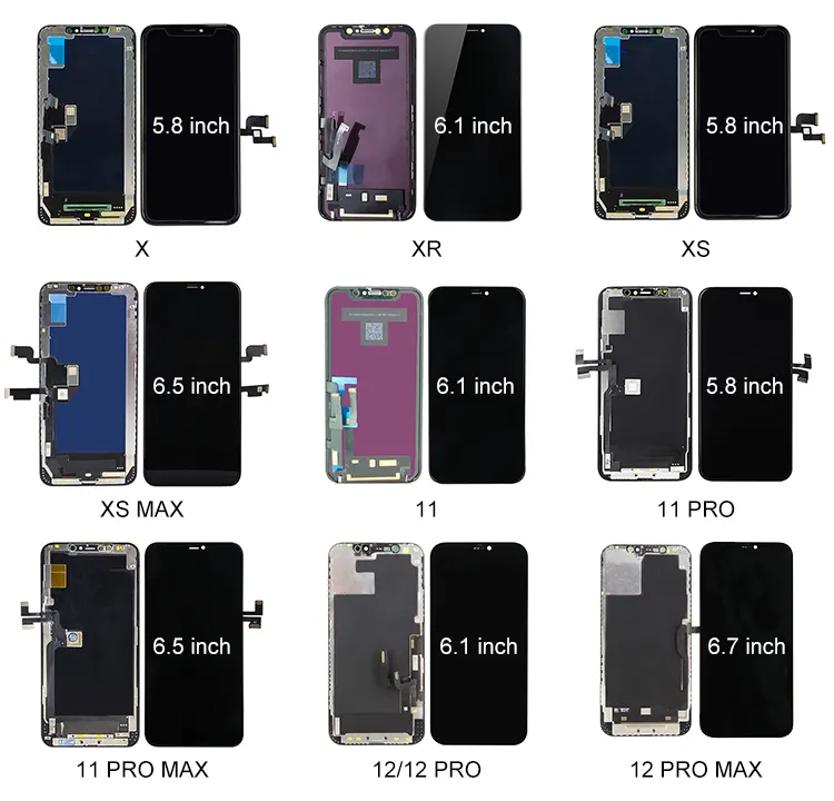China Wholesale Price Screen For iPhone X XR XS 11 12 13 14 Pro Max Mobile Phone Display For iPhone Original OEM Display