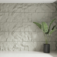 JUSTONE léger polyuréthane PU fausse pierre 3D panneau mural faux marbre tallage rapide intérieur et extérieur étanche
